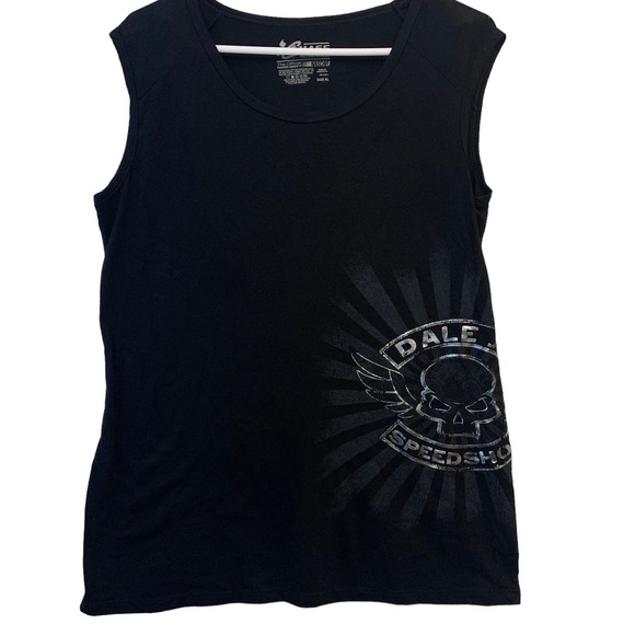 Chase Authentics Tops - Dale Jr Nascar Speed Shop Black Sleeveless Top Size XL